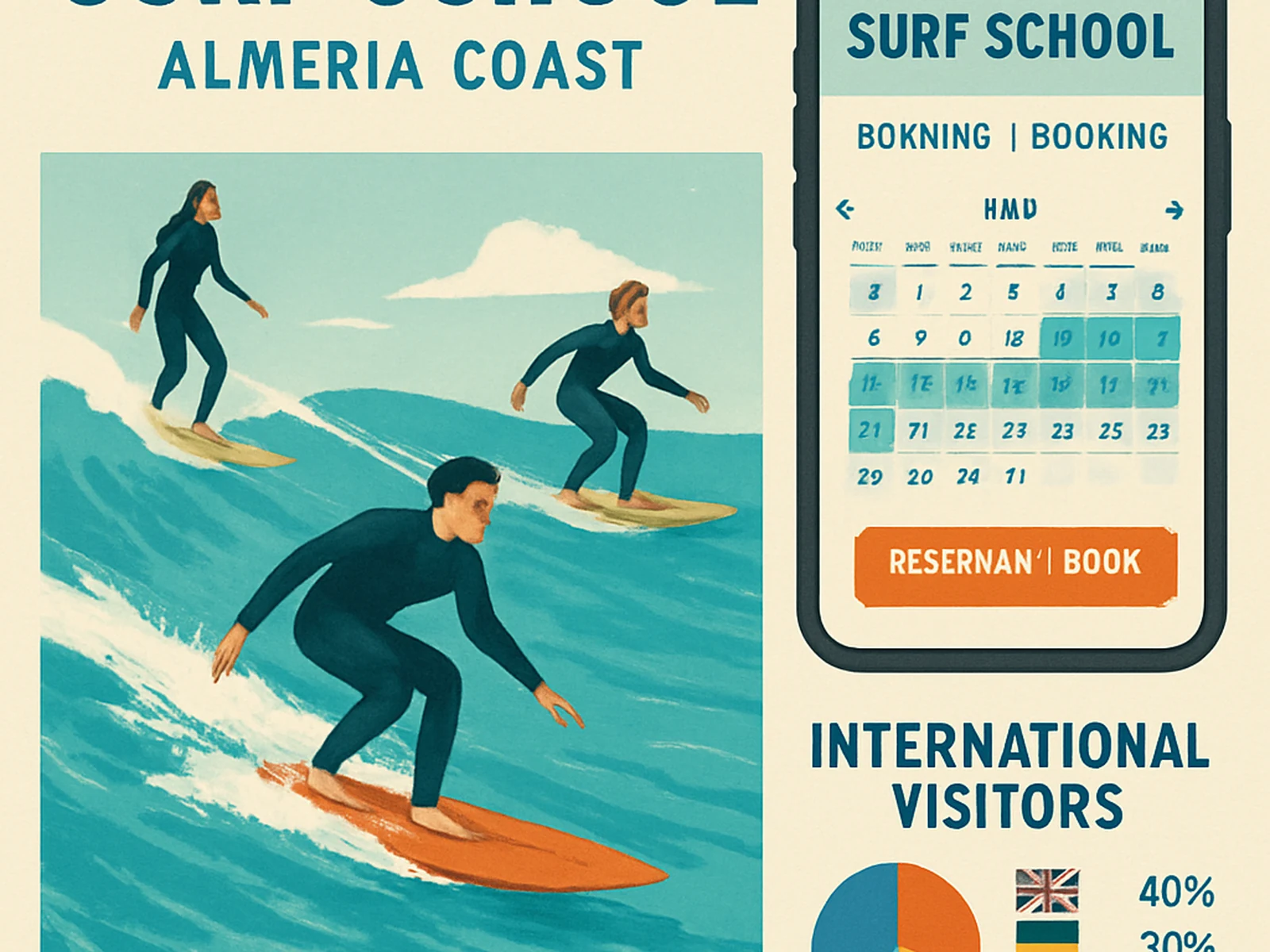Surf School, Almeria Coast